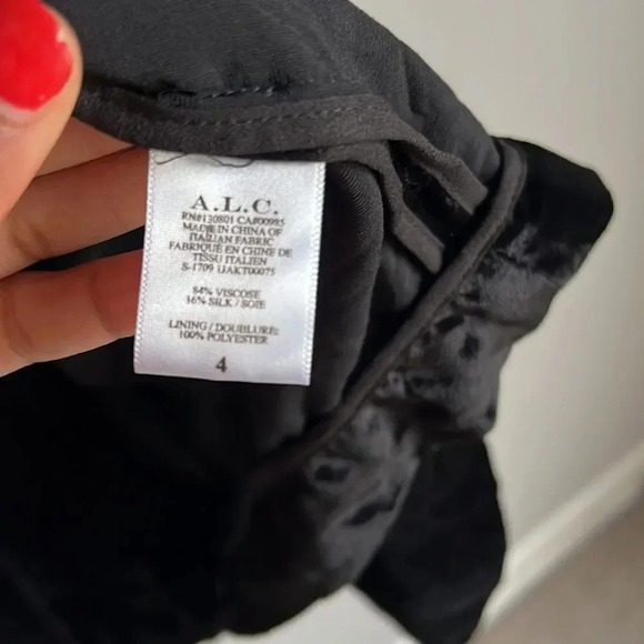 ALC VIRGIL VELVET SILK Cardigan JACKET - Picture 8 of 14